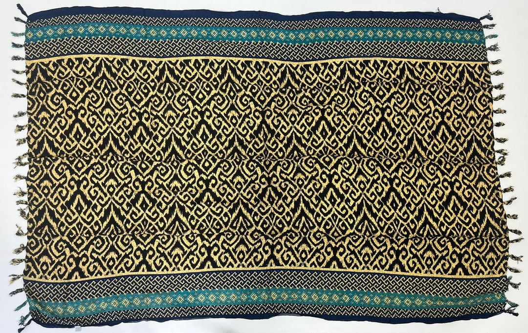 Canga Batik Border - Navy