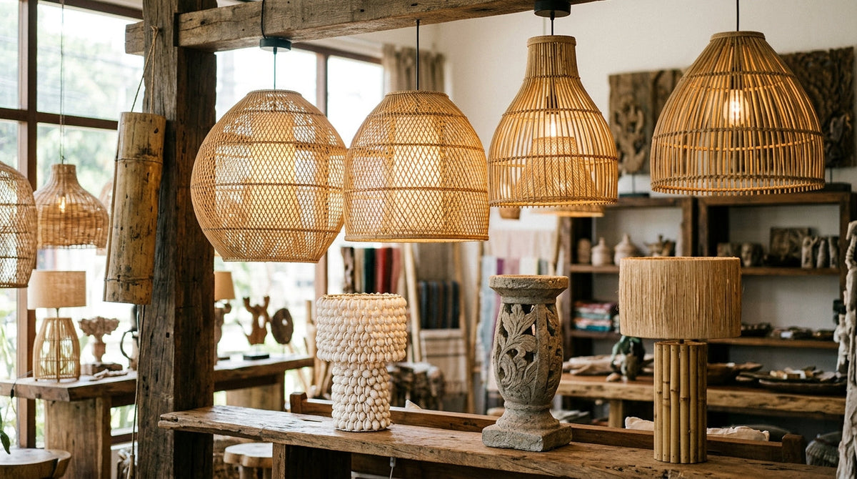 Onde Comprar Luminárias Balinesas no Brasil: Guia Completo