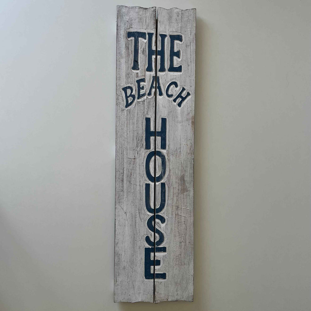 Placa de Beach House - Azul Escuro