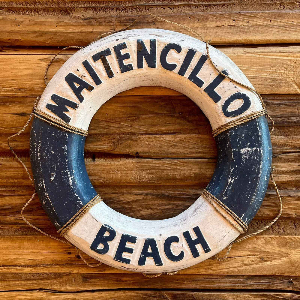 Boia de Parede Maitencillo Beach - Azul Escuro