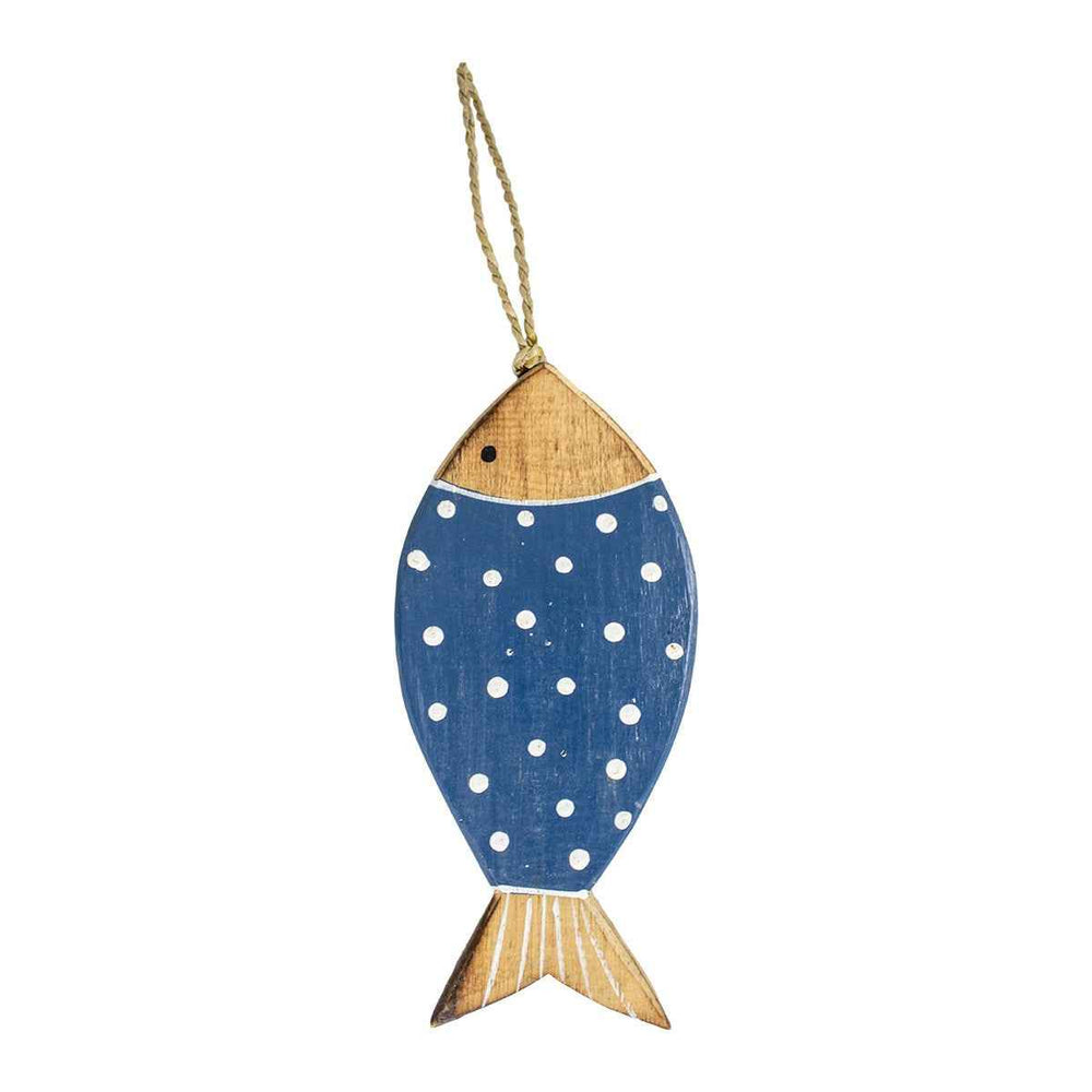 Peixe Madeira com Corda - Azul