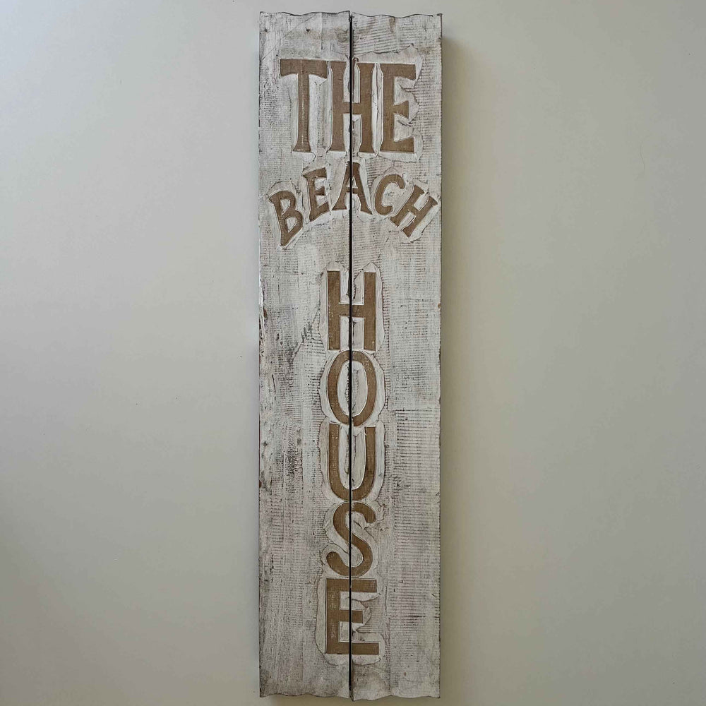Placa de Beach House - Branco