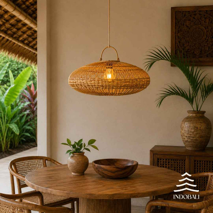 Pendente de Rattan - Melasti