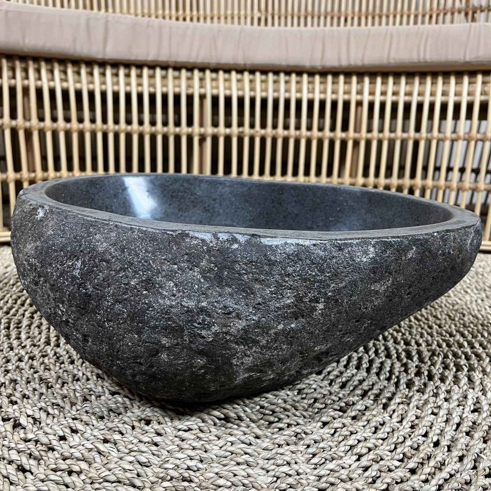 Cuba de Pedra Vulcânica - 41x15x31 cm