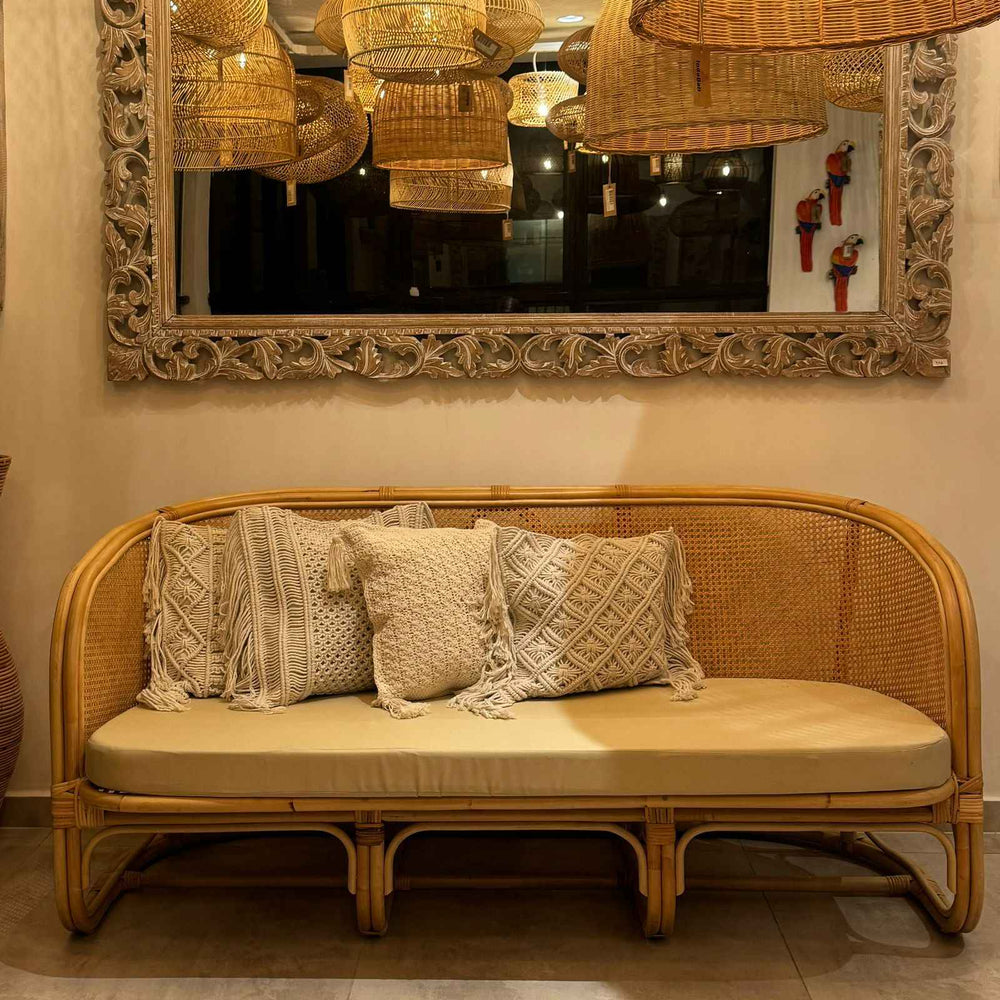 Sofá Rattan Modelo Oscar