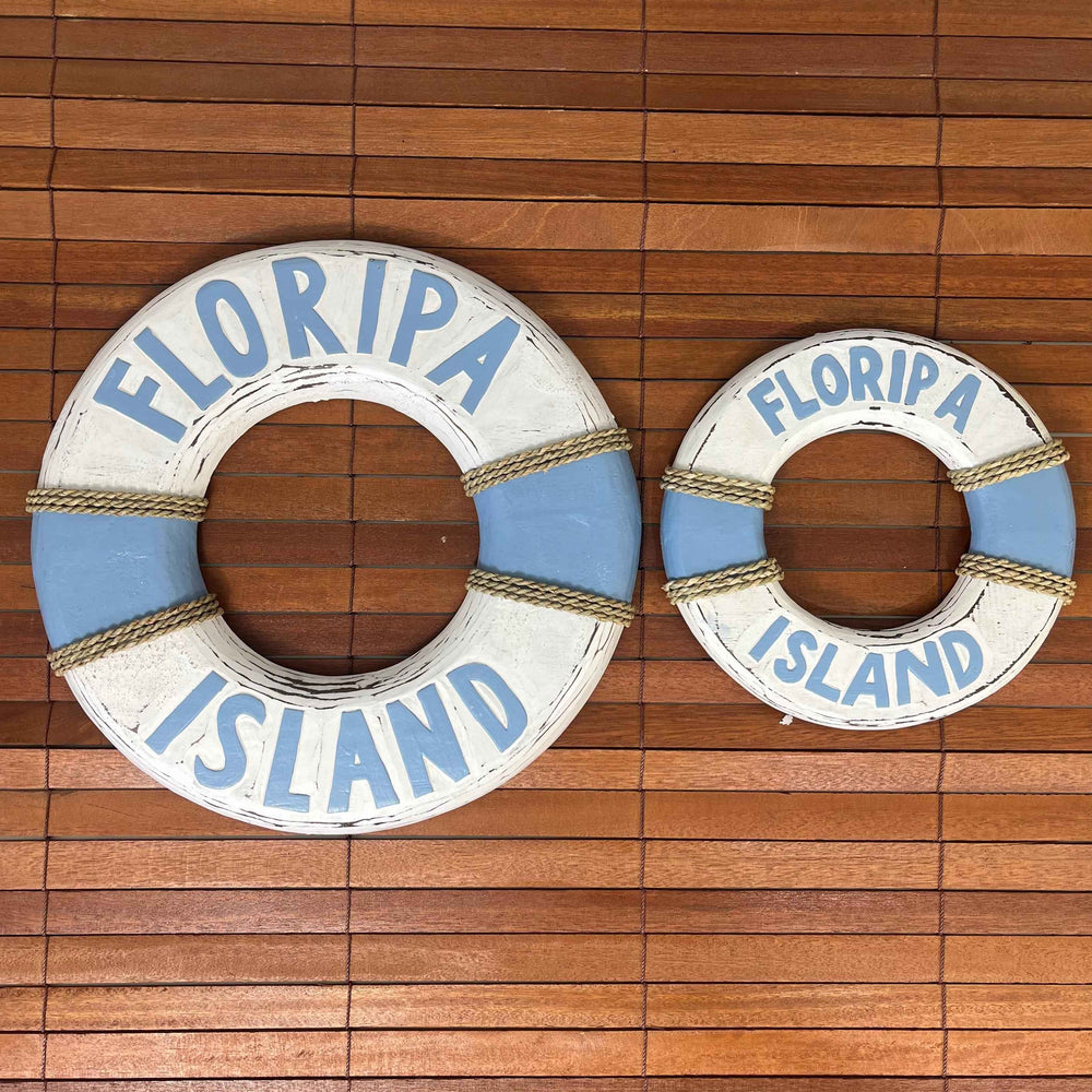 Placa de Parede Boia Floripa Island - Azul