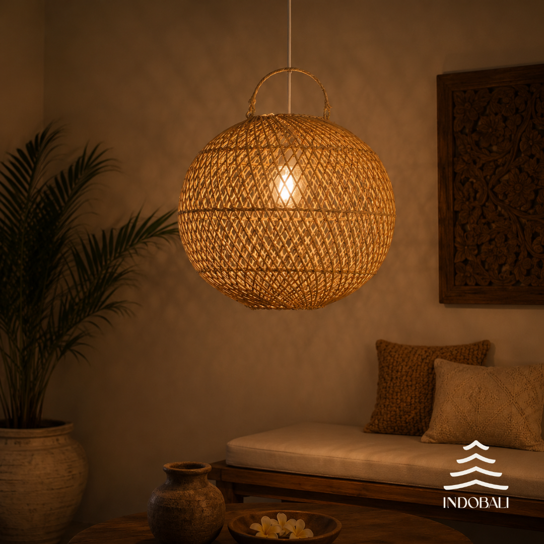Pendente de Rattan - Medewi