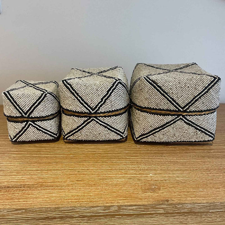 Caixa decorativa Bambu de Pedrinhas modelo 05