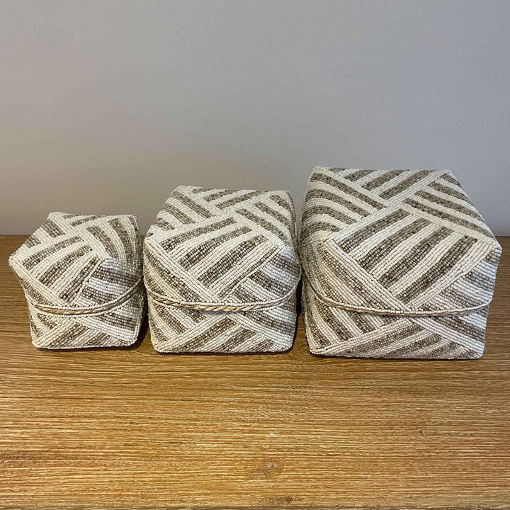 Caixa decorativa Bambu de Pedrinhas modelo 02