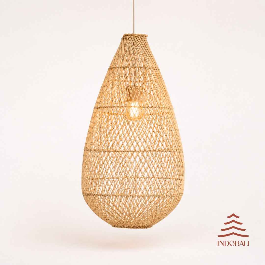 Pendente de Rattan - Green Bowl