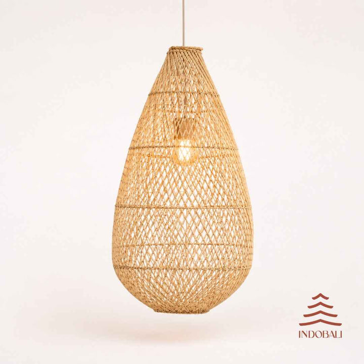 Pendente de Rattan - Green Bowl