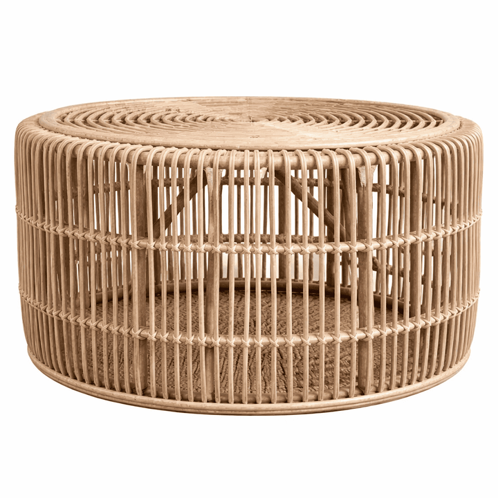 Mesa de Canto Rattan redonda 72x53 cm