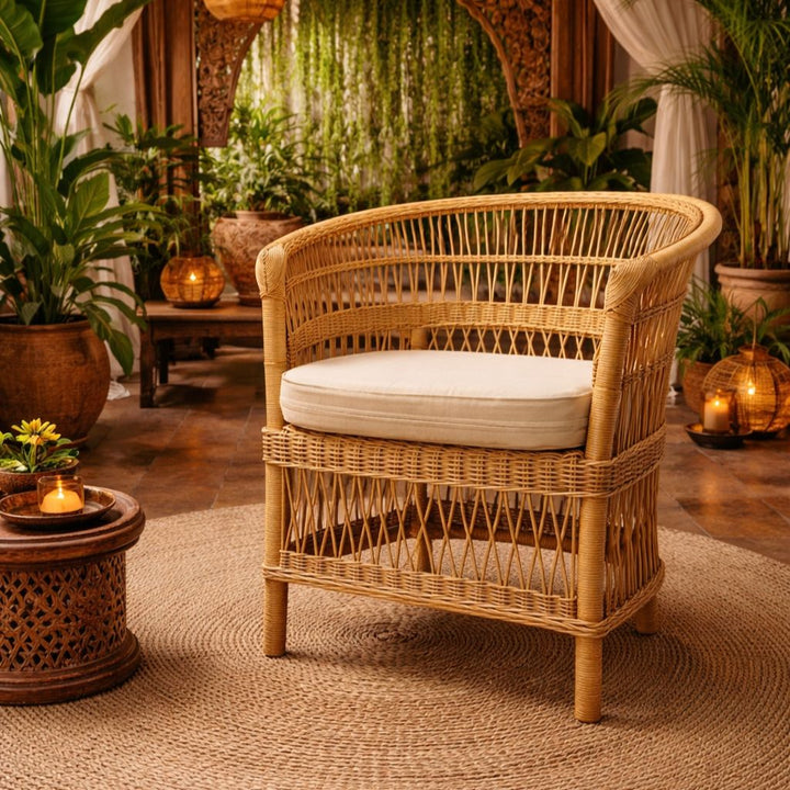 Poltrona Entrelaçada Rattan Modelo: Malawi