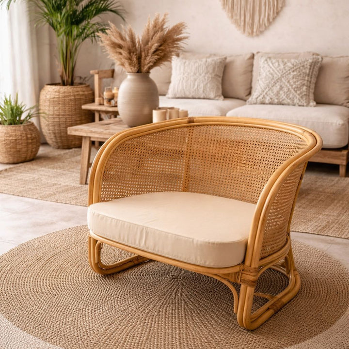 Poltrona Rattan Modelo Oscar