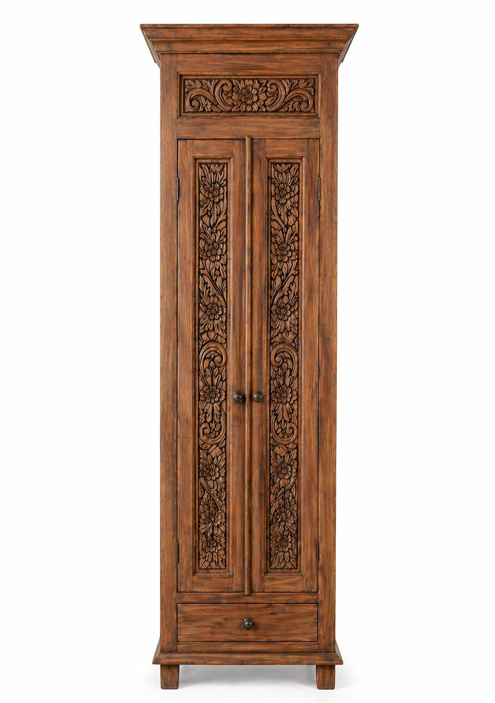 Armário Vertical Marrom Avermelhado