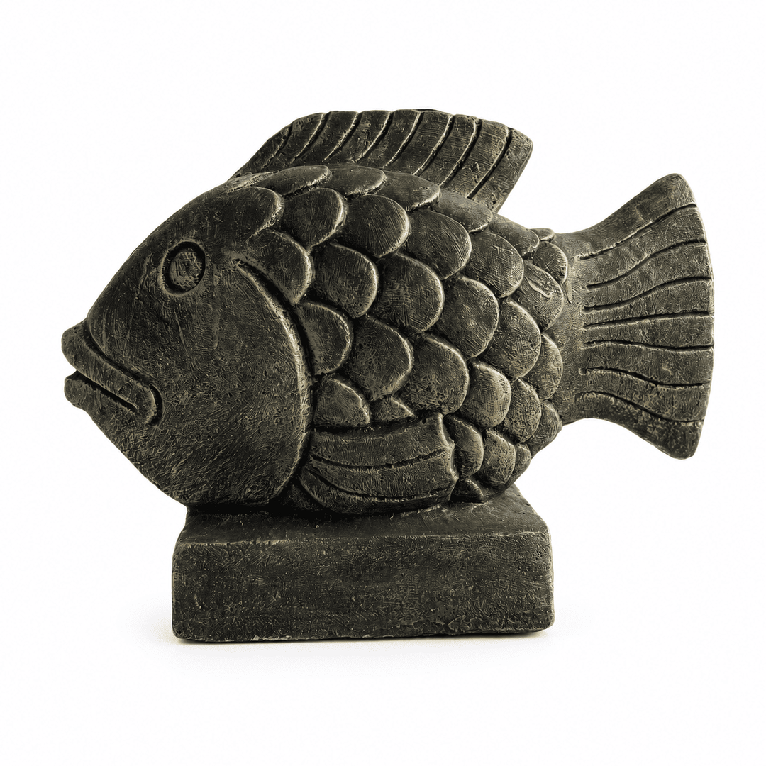 Fonte de Jardim Peixe Dourado - Cimento 52x40x23 cm