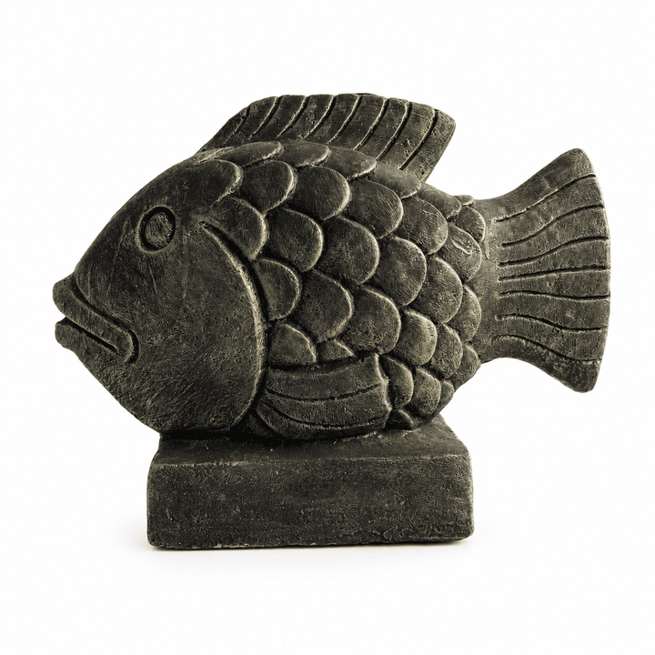 Fonte de Jardim Peixe Dourado - Cimento 52x40x23 cm