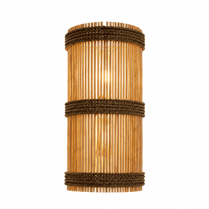 Arandela de Rattan com Corda