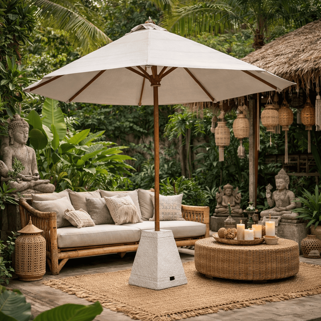 Ombrelone Guarda Sol de Tecido Liso 2.8m