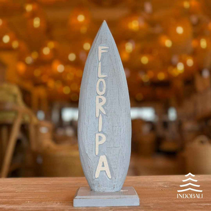 Placa de Surf Floripa com Base 50cm - Azul