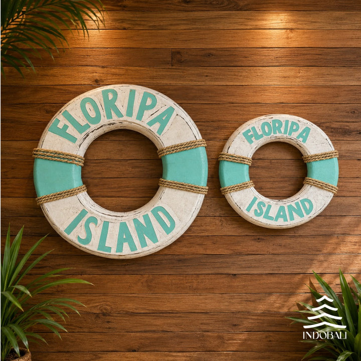 Placa de Parede Boia Floripa Island - Verde