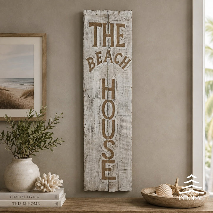 Placa de Beach House - Branco