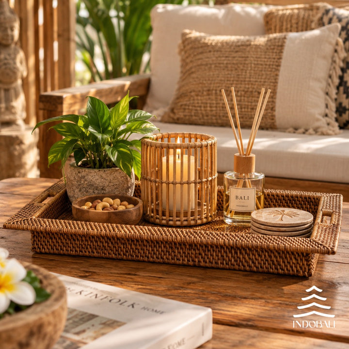 Bandeja de Rattan TAM G