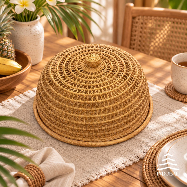 Boleira de Rattan - Natural