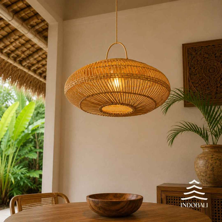 Pendente de Rattan - Melasti