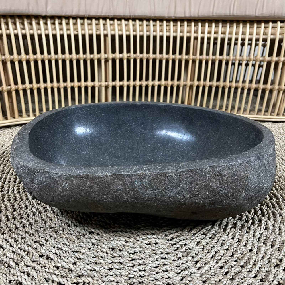 Cuba de Pedra Vulcânica - 45x15x34 cm