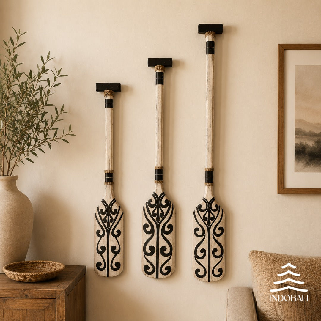 Remo Tribal Branco com Preto