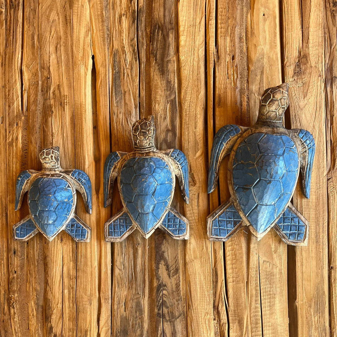 Tartaruga de Madeira - Azul Escuro - IndoBali