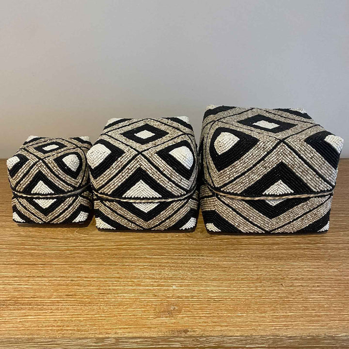 Caixa decorativa Bambu de Pedrinhas modelo 06