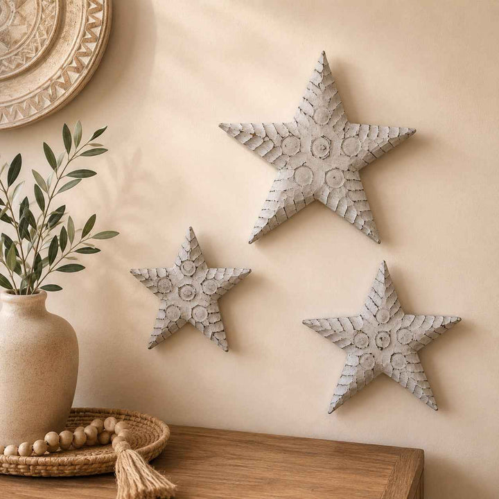 Estrela de Mar Gorda com Círculos - Branca
