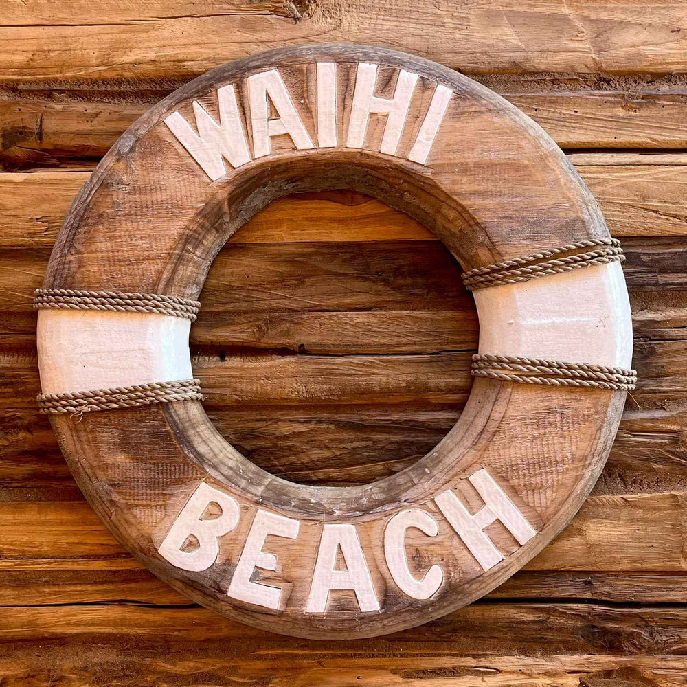 Boia de Parede Waihi Beach - Branco