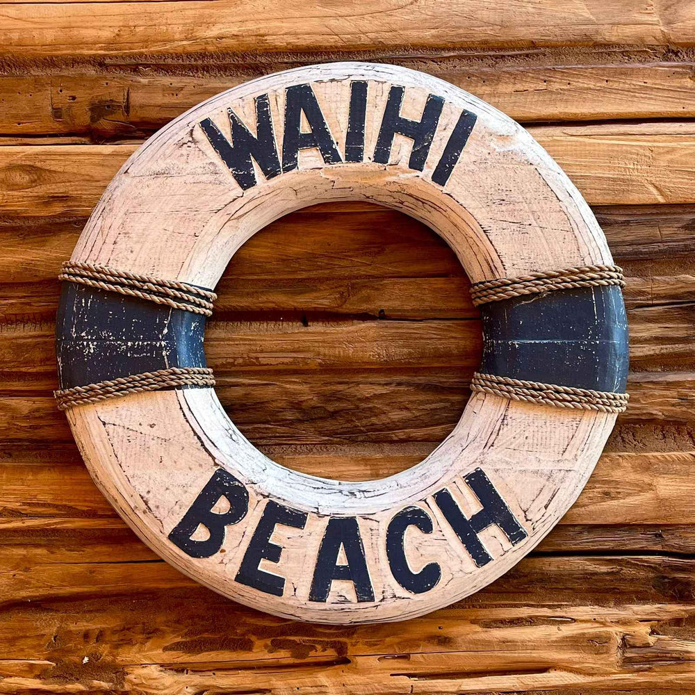 Boia de Parede Waihi Beach - Azul Escuro